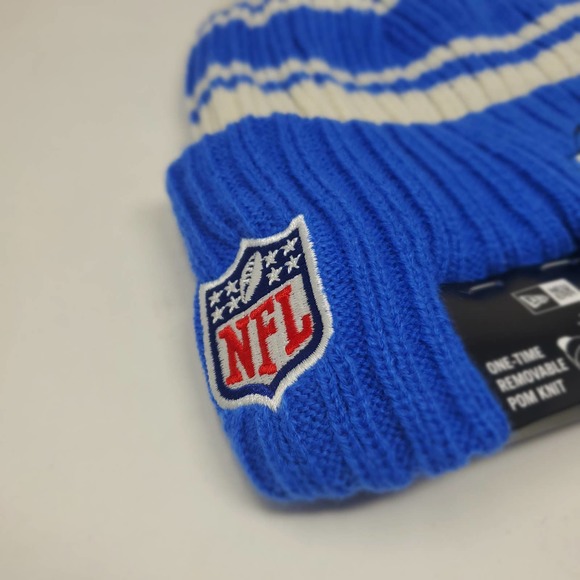 NEW NFL NEW ERA Super Bowl Parade Pom BEANIE - Los Angeles Rams - Picture 4 of 6